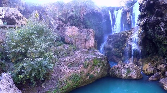 yerkopru waterfalls, hadim, konya, turkey.
