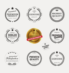 Collection of Premium Quality Labels
