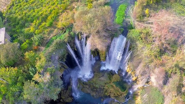 yerkopru waterfalls, hadim, konya, turkey.
