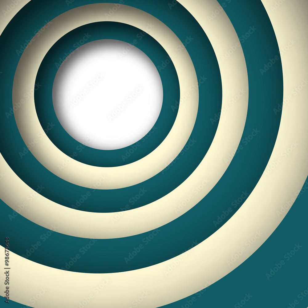 Fototapete Abstract background consisting of a circle with shadow