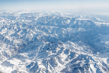 Aerial view of Himalayas