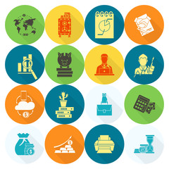 Business and Finance Icon Set