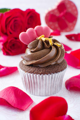 valentine cupcake
