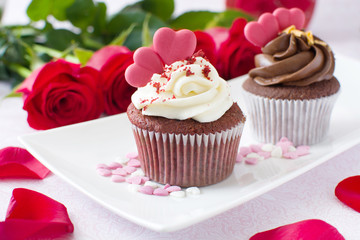 valentine cupcake