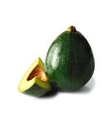 Avocado isolated on white background