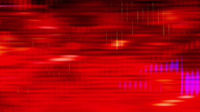 Video Background 0301: Abstract digital data forms pulse and flicker (Video Loop).