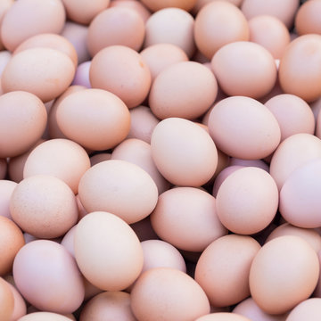 Fresh eggs background