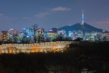 Seoul City Skyline , South Korea.