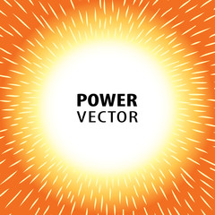 illustration vector abstract speed motion lines with circle in the middle