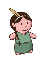 Indian american little girl