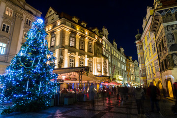 Fototapeta na wymiar Christmas in Prague, Czech Republic