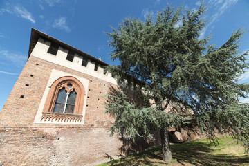 Fototapeta na wymiar Castle of Bereguardo (Italy)