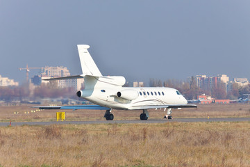 Private jet plane