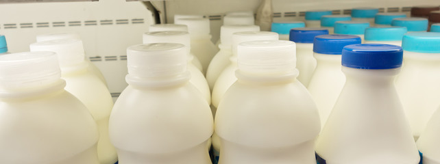 milk bottles