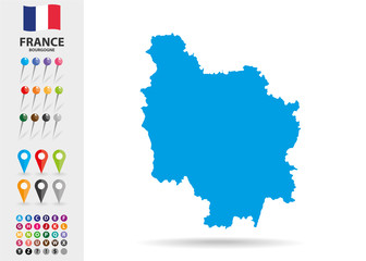 Obraz premium Region of Bourgogne in France Europe