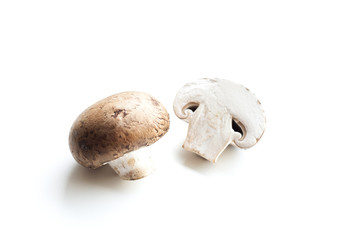 Champignon Mushroom isolated on white background