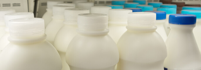 milk bottles