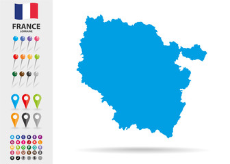 Obraz premium Region of Lorraine in France Europe