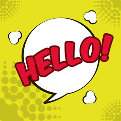 Pop art communication icons design 