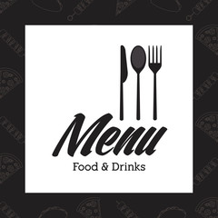 Menu icons design 