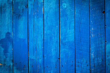 blue wooden background