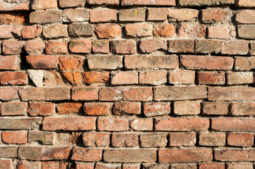 Brick wall / Old brick wall texture background