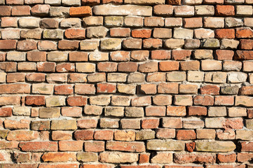 Brick wall / Old brick wall texture background