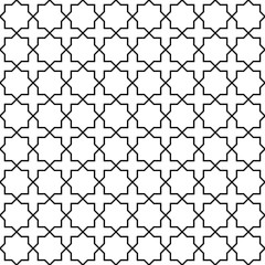 Fototapeta premium Arabic seamless pattern. Traditional Middle Eastern design. Persian ornament. Abstract in islamic style. Texture for wallpaper, wrapping, fabric, background, apparel, other print production. Vector