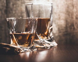 Glass of whiskey