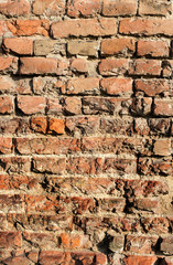 Brick wall / Old brick wall texture background