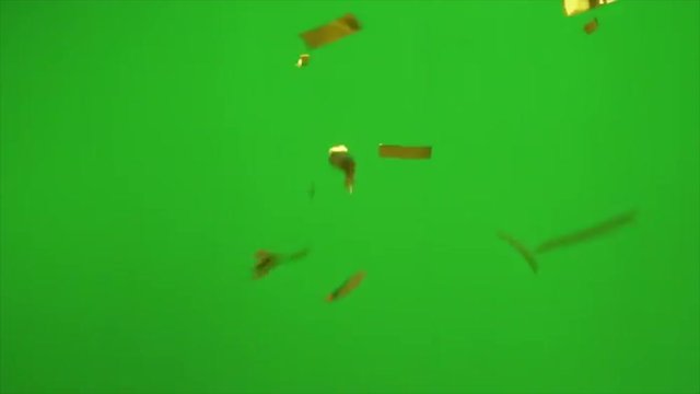  CONFETTI PARTY IN GOLD AND SLOW MOTION