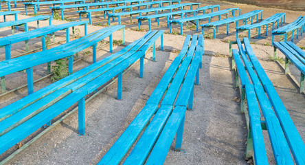 Grandstand old stadium