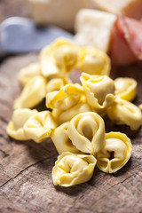 Raw tortellini