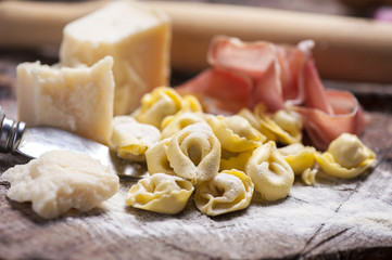 Raw tortellini