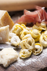 Raw tortellini