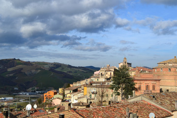 Sassocorvaro im Winter - Italien 