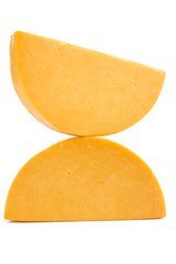 Two Half Wheels of Colby Cheese