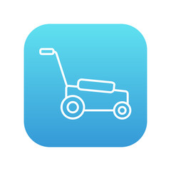 Lawnmover line icon.