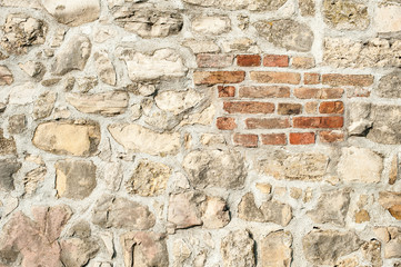 Stone Rock Wall / Texture of old rock wall for background