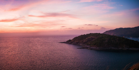 Fototapeta premium Phuket landscape in sunset