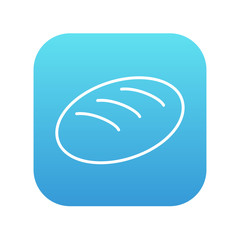 Loaf line icon.