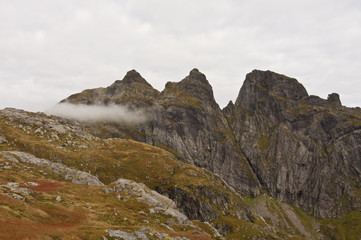 Lofoten islands, Norway / Lofoten is an archipelago and a traditional district in the county of Nordland, Norway.