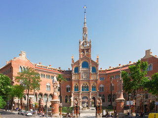 Fototapeta na wymiar Hospital Sant Pau, Barcelona, Spain