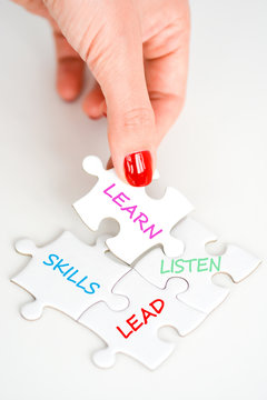 Lead listen and learn suggesting leadership skills as a manager