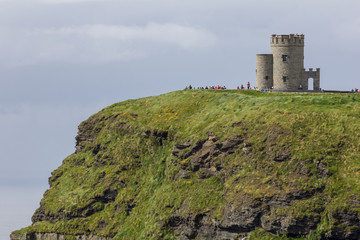 Fototapeta na wymiar O'Brien's Tower, Cliffs of Moher, Ireland