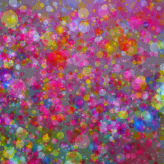 Abstract colorful bubbles background.