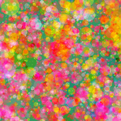 Abstract colorful bubbles background.