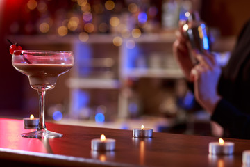 Drink in the club
