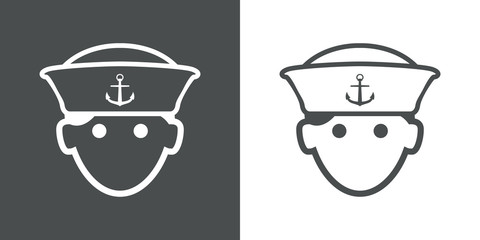 Icono plano marinero #1