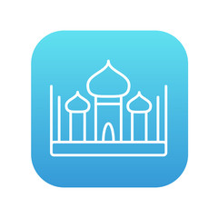 Mosque line icon.